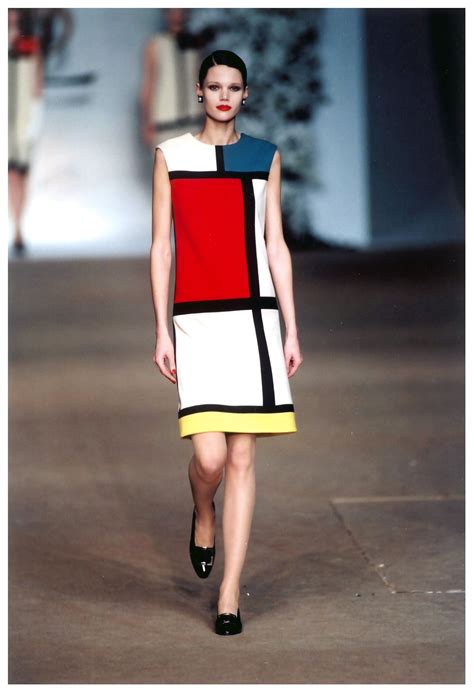 yves saint laurent collezione mondrian|mondrian inspired clothing.